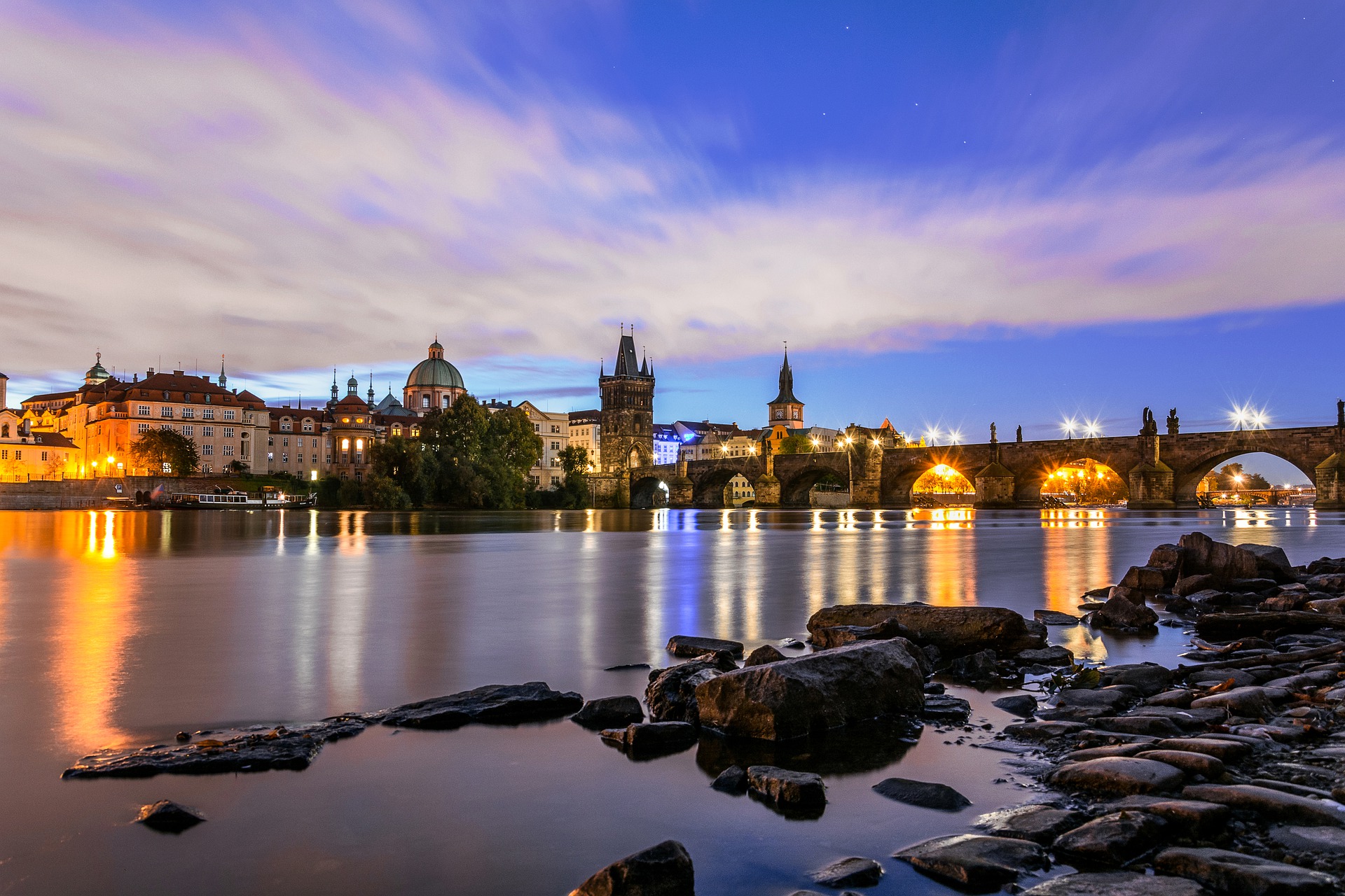 Karlsbroen i Prag 